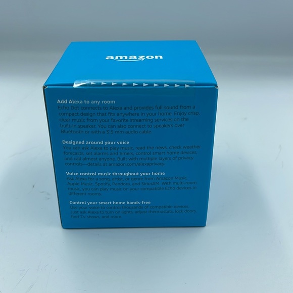 Echo Dot (3rd Gen- Smart speaker with Alexa brand new in sealed box - Picture 2 of 5